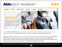 Tablet Screenshot of ablecons.com